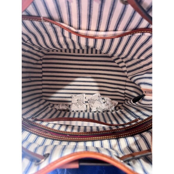 Dooney & Bourke Large Drawstring Bucket Shoulder Bag Black Designer Retro NWT - Picture 15 of 16